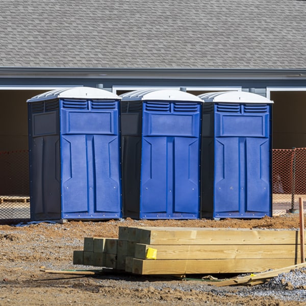 are there any restrictions on where i can place the porta potties during my rental period in Lawrence NE